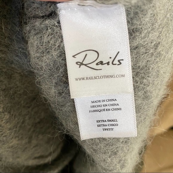 Rails Oslo Mixed Animal Wool Cardigan Sweater - Picture 8 of 10